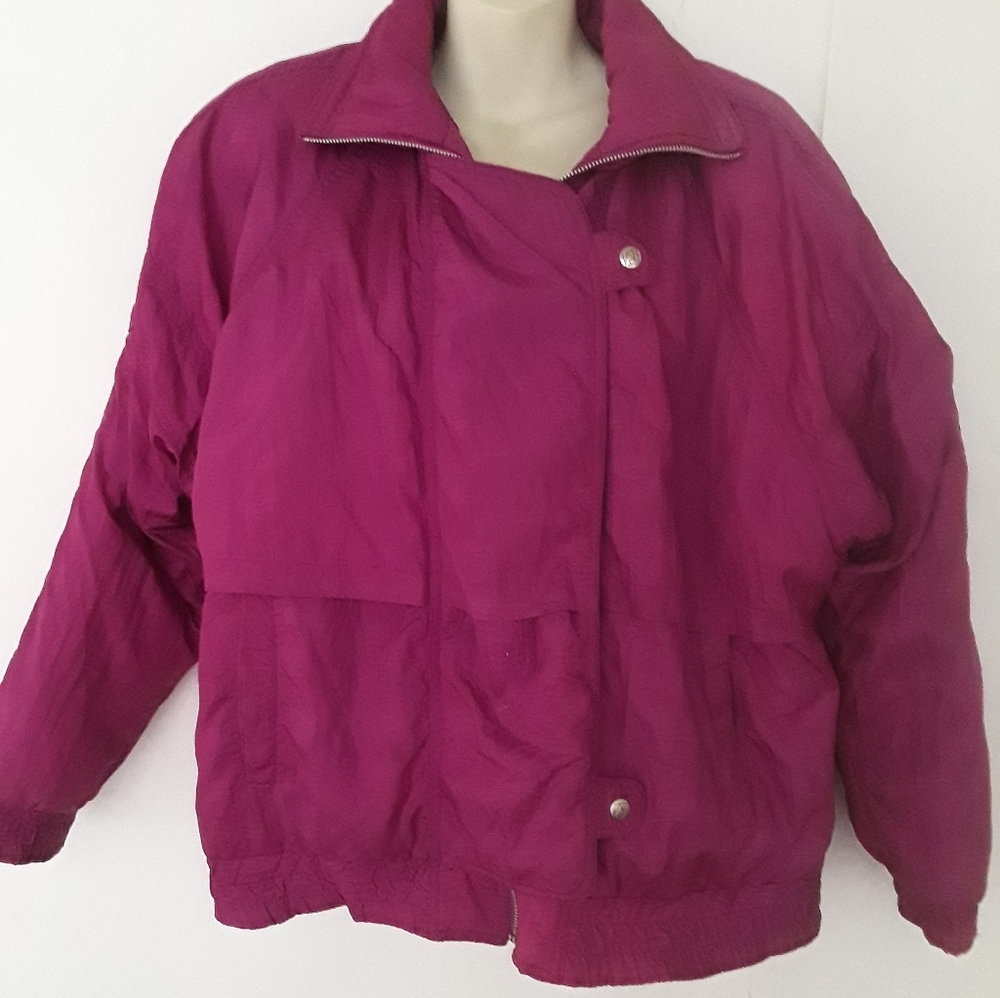 Andy John's Womens Winter Ski Jacket Hot Pink Lg